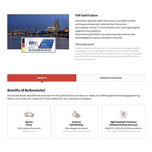 Bullsone عبوة مزدوجة من بولسونشوت منظف نظام الوقود الشامل وملحق الوقود لمحرك البنزين - Image 5