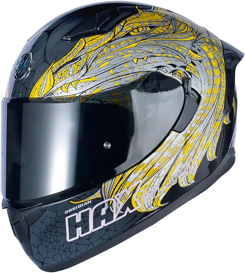 HAX Full Face Dual Visor Motorcycle Helmet with Pinlock Ready - DOT Approved - Image 3