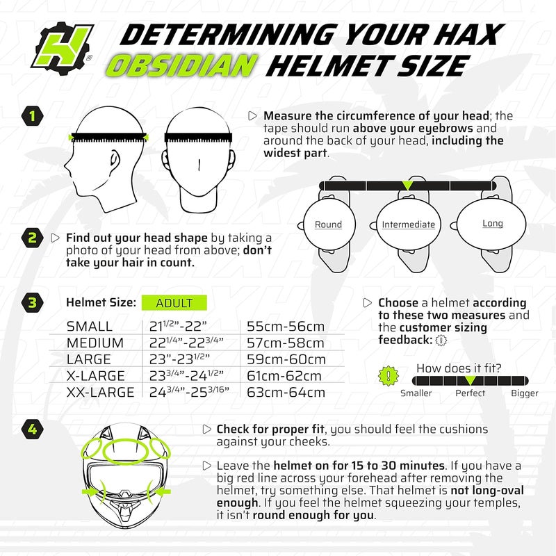 HAX Full Face Dual Visor Motorcycle Helmet with Pinlock Ready - DOT Approved - Image 2