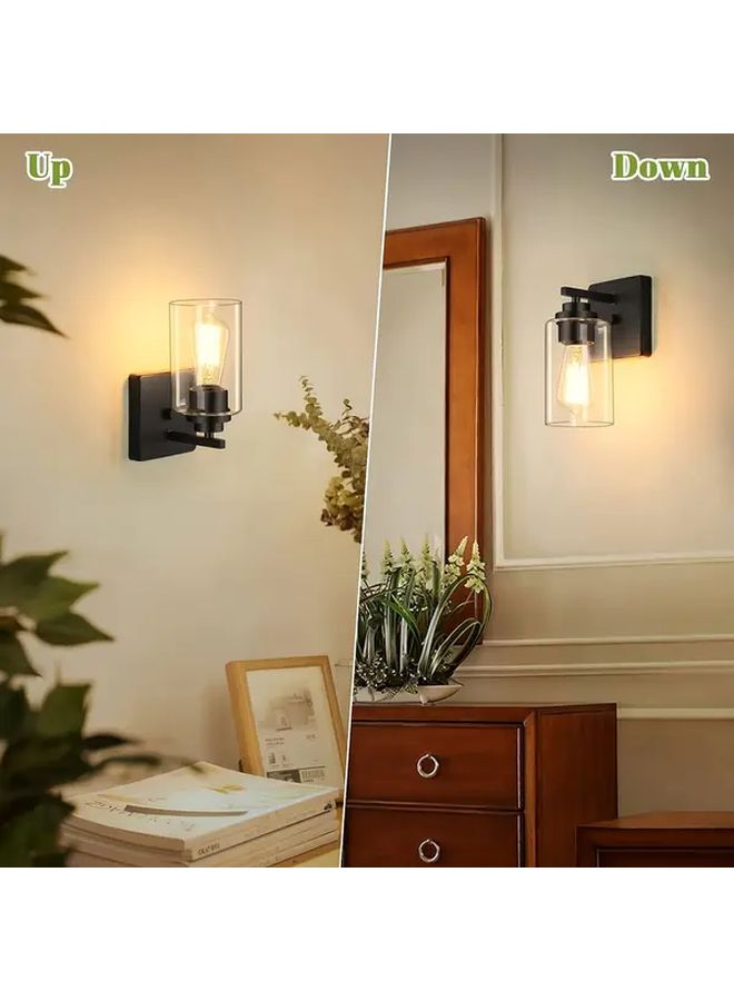 Modern Black Bathroom Wall Lights For Dressing Table Bedroom Living Room Corridor Hallway Mirror Kitchen E27 Base Bulbs Not Included - Image 2