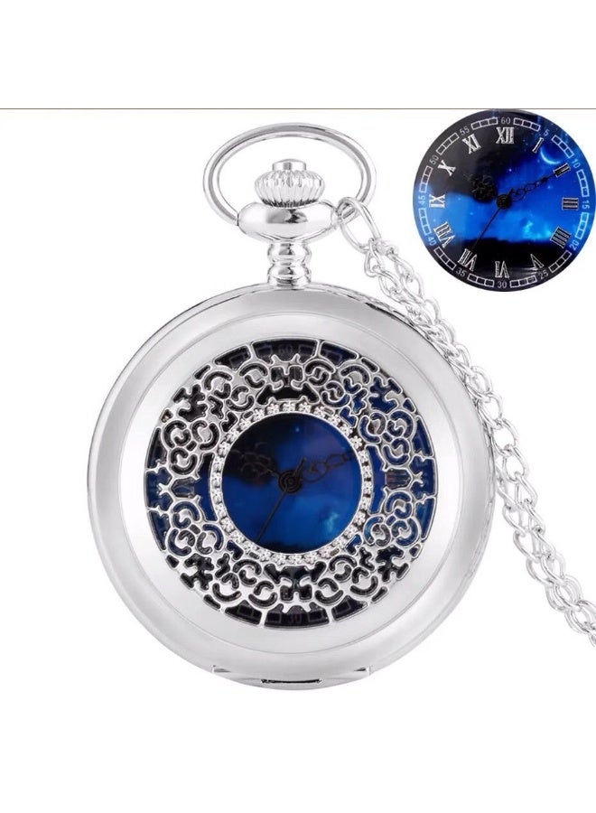 KUYING New Retro Flip Pendant Commemorative Watch 