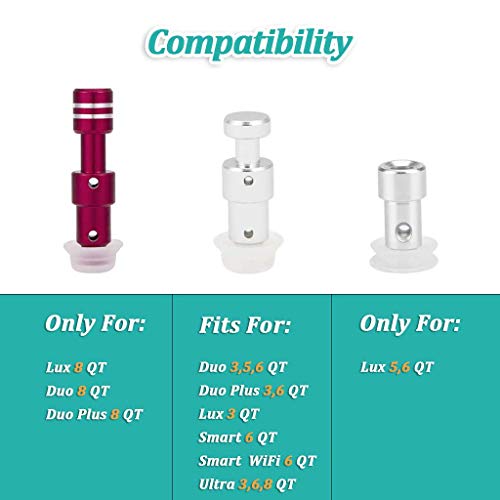 ZYLONE Steam Release Handle, Original Float Valve Replacement Parts with 3 Silicone Caps for Instant Pot LUX 5Qt, 6Qt,IP-LUX30, IP-LUX50, IP-LUX60 Pressure Cooker Steam Vale by ZYLONE - Image 4