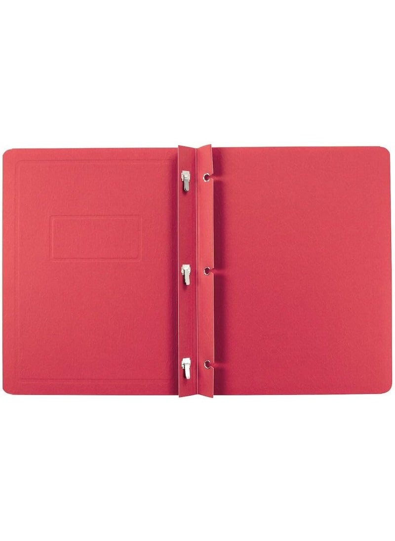 Oxford Oxford Title Panel and Border Front Report Covers, Red, Letter Size, 25 per Box, (52511)  - Image 3