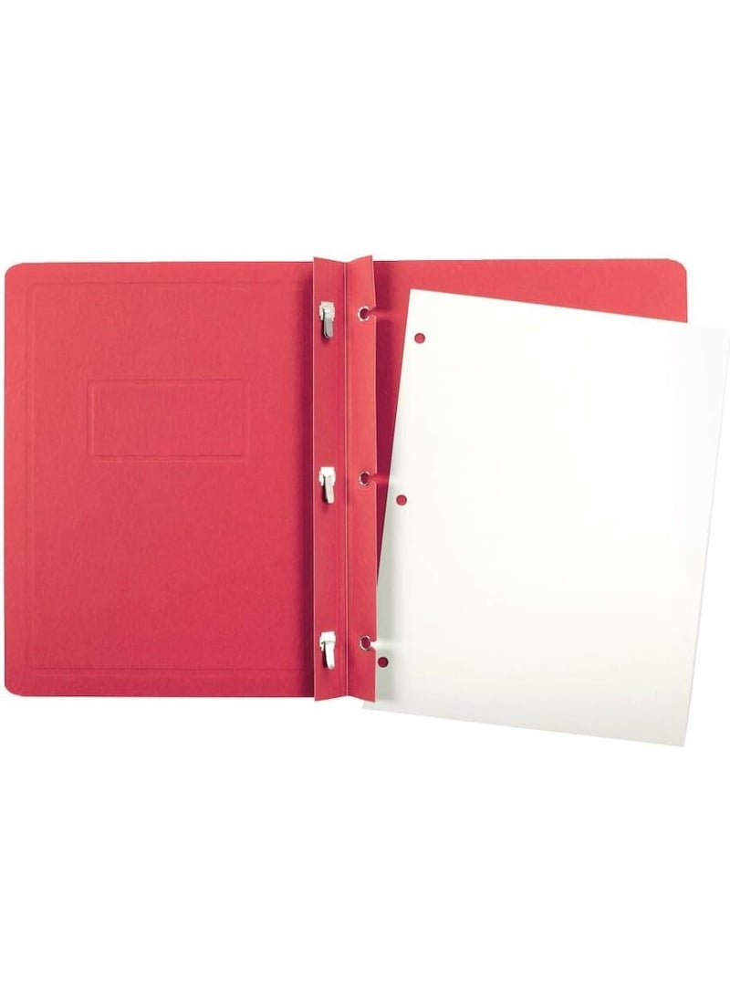 Oxford Oxford Title Panel and Border Front Report Covers, Red, Letter Size, 25 per Box, (52511)  - Image 2
