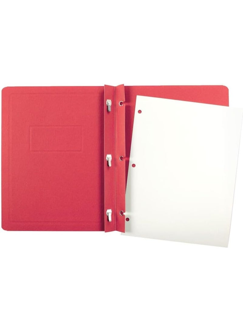 Oxford Oxford Title Panel and Border Front Report Covers, Red, Letter Size, 25 per Box, (52511) - Image 2