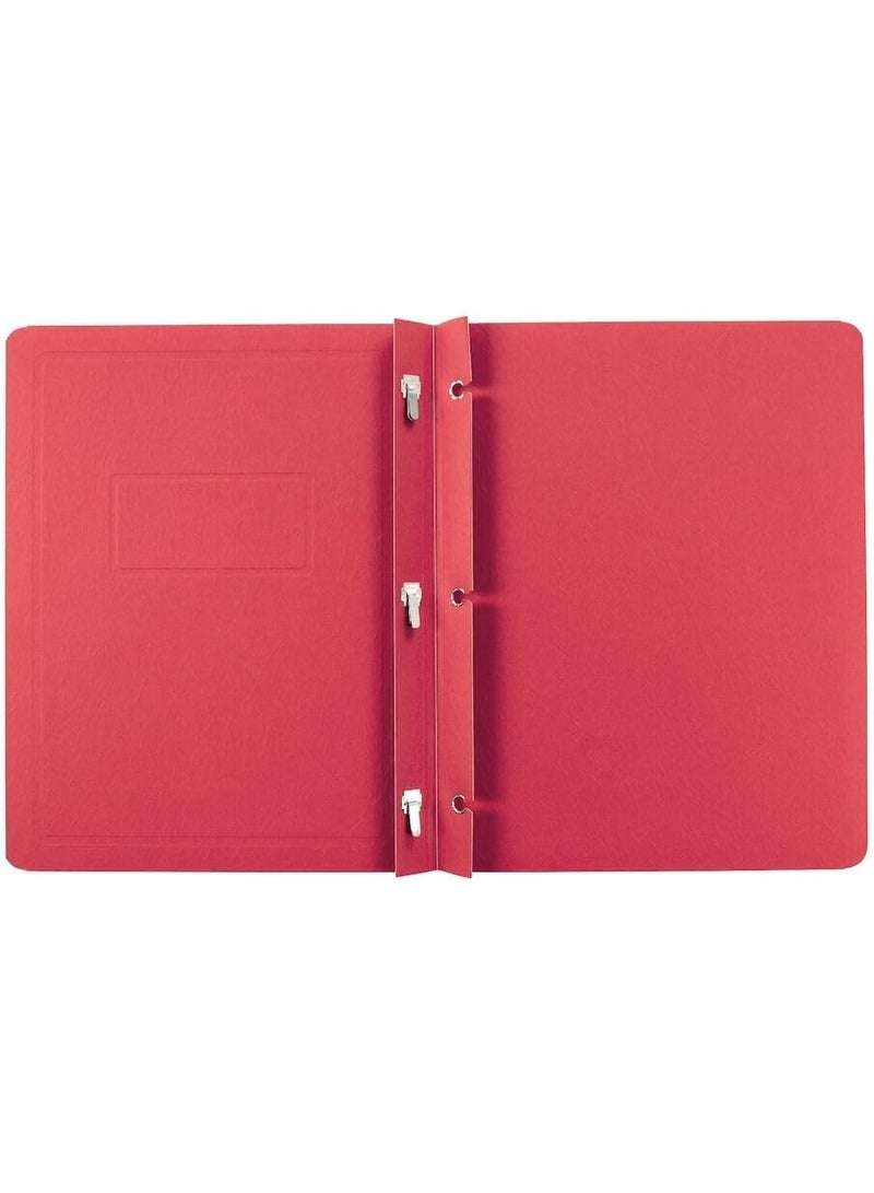 Oxford Oxford Title Panel and Border Front Report Covers, Red, Letter Size, 25 per Box, (52511) - Image 3