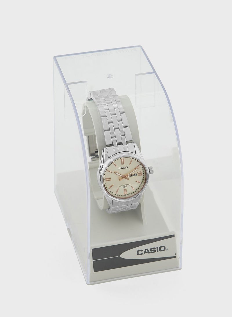 كاسيو ساعة أنالوج بسوار من الفولاذ - Image 5