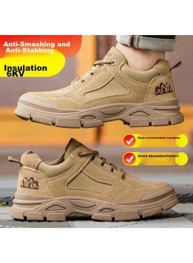 Old housekeeper Laoguanjia Safety Shoes For Men, Anti-Smashing, Puncture-Resistant, Breathable, Comfortable, Non-Slip, Wear-Resistant, Electrician Insulated Functional Work Shoes 389 41 - Image 4