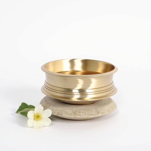 Puyangam Heavy Bronze Cooking Urli,Otturuli,Cooking Varpu,Kerala Style Uruli for Cooking (13 cm) - Image 3