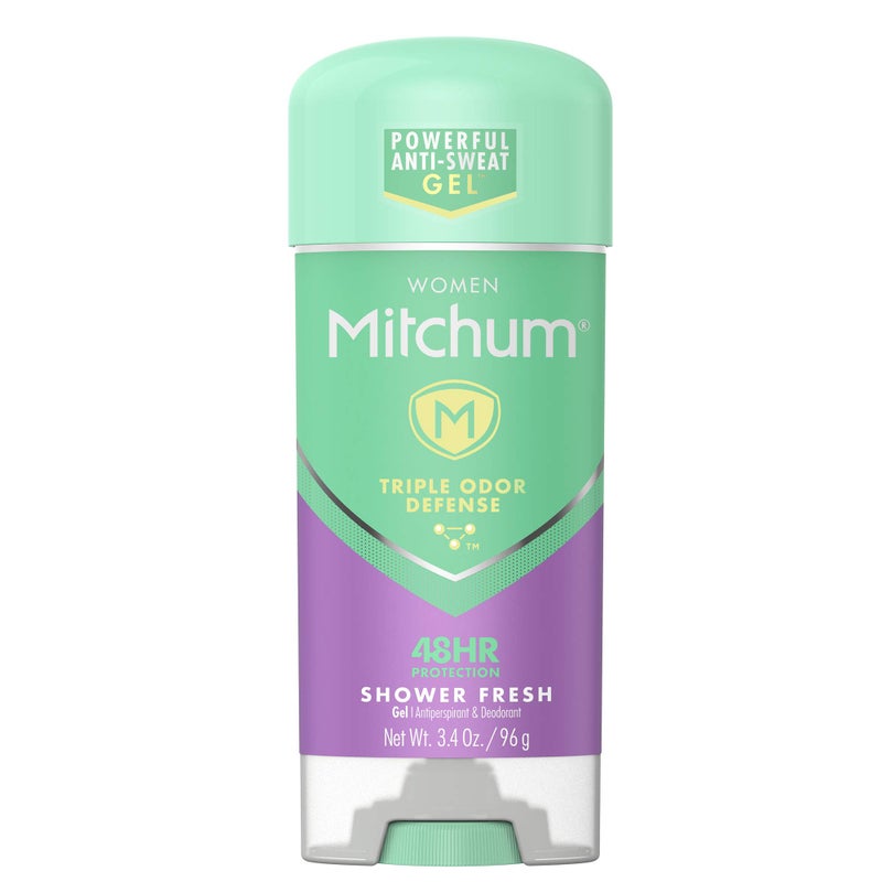 Mitchum Women Gel Antiperspirant Deodorant, Shower Fresh, 3.4oz. - Image 1