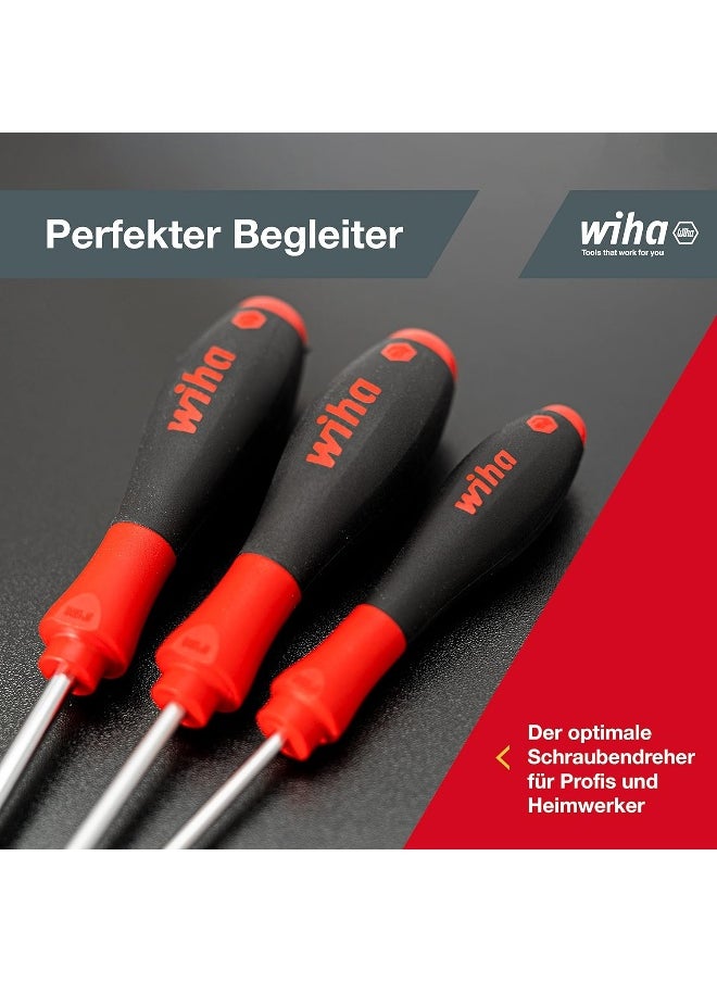 Wiha Schraubendreher Set Softfinish (41002), 12 Pc Screwdriver Set For Everyday Use, Handicraft And Industry, Screwdriver Tool For Dry Applications, Slotted/Phillips/Pozidriv/Torx