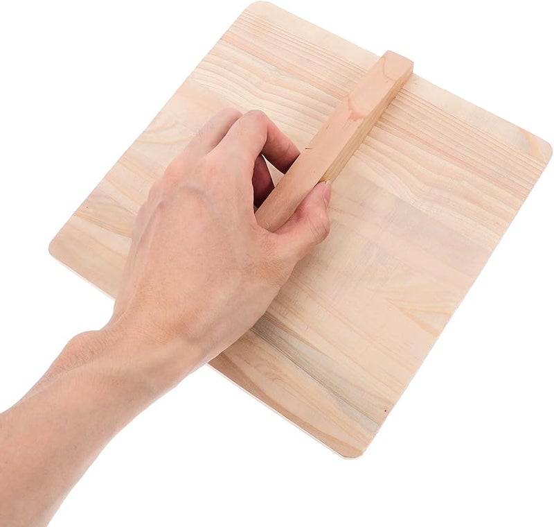 غطاء خشبي لمقلاة التاماغوياكي اليابانية لحفظ الرطوبة - أداة طبخ كلاسيكية - Image 4