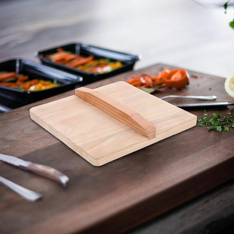 غطاء خشبي لمقلاة التاماغوياكي اليابانية لحفظ الرطوبة - أداة طبخ كلاسيكية - Image 5