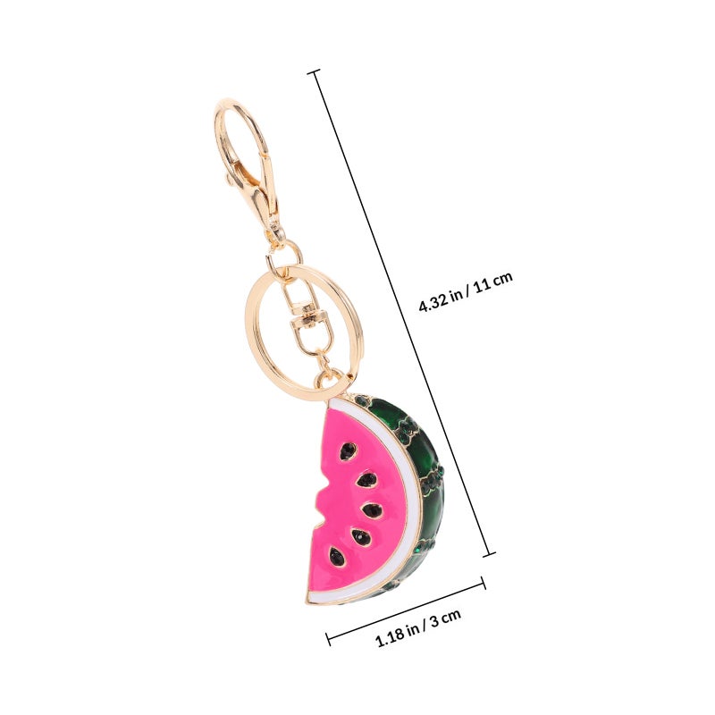 💍 ميدالية مفاتيح بتصميم مرح على شكل بطيخ من سبائك متينة للاستخدام ال مي - Image 2