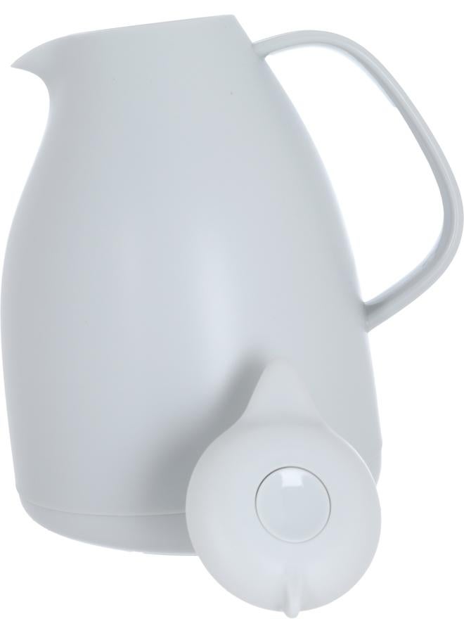 Timeless Glass Penguin Thermos 1 Liter Plastic Body Light Grey - Image 4