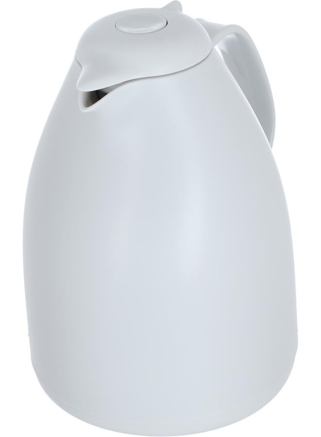 Timeless Glass Penguin Thermos 1 Liter Plastic Body Light Grey - Image 3