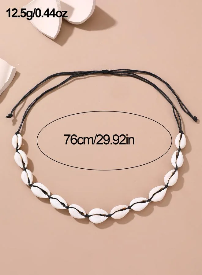 Take Two  Pack of 3 - Conch Shell Necklace and Bracelet for Women | Best Price UAE