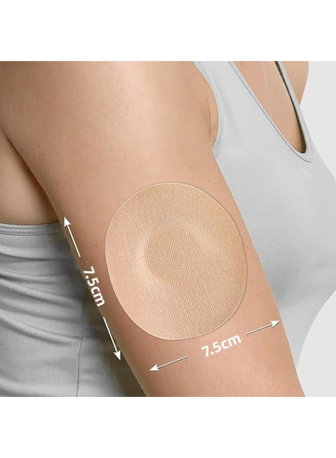 VIUAUAX 20 عبوة لاصقات لاصقة مقاومة للماء لمستشعر فري ستايل ليبري2/3 مسبقة القطع يغطي رقع جهاز مراقبة الغشاء الدوري اللحمية المرنة بدون غراء في الوسط-لاصقات مستشعر ليبري 14 يومًا - Image 3