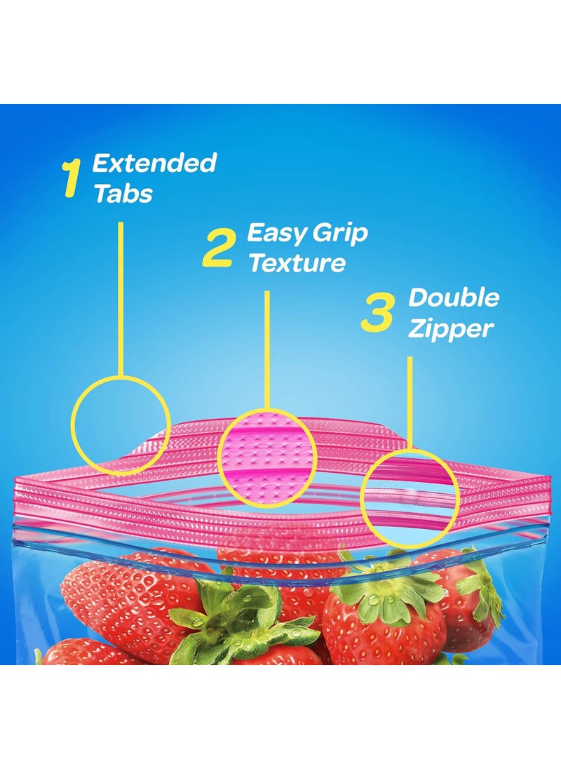 Ziploc Ziploc Double Zipper Gallon Storage Bags 20 ea  - Image 5