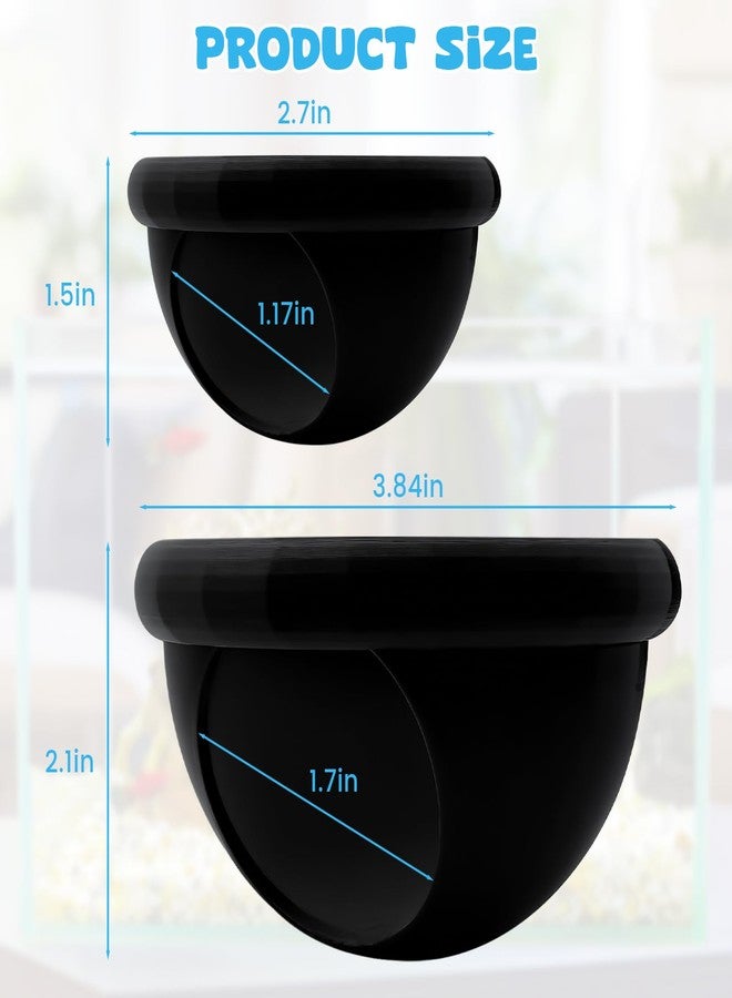KCMOSGI 2 Pcs Floating Betta Hide & Shrimp Cave - All-in-One Aquarium Hammock, Aquarium Floating Betta Fish Skins, 3D Printed Feeding and Resting Shelter for Small Shrimp - Image 2