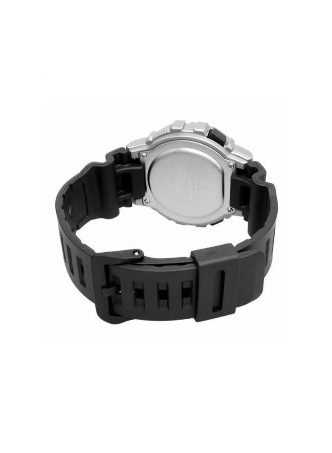 Casio WS-1400H-1BVDF Men’s Digital Sport Watch – Black & Silver Case, Black Resin Strap, 60-Lap Memory, 100m Water Resistant, 10-Year Battery - Image 3