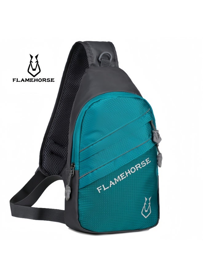 فليم هورس حقيبة صدر خارجية عصرية جديدة وحقيبة رسول عاكسة للرجال والنساء وحقيبة كتف خفيفة الوزن مقاومة للماء - Image 1