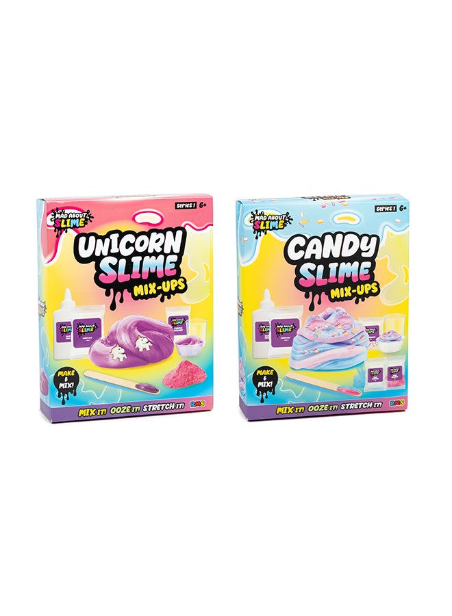 RMS Make Your Own Slime Kit 2 Assorted – Candy & Unicorn DIY Slime Craft Set for Kids, Creative Sensory Play - Image 5