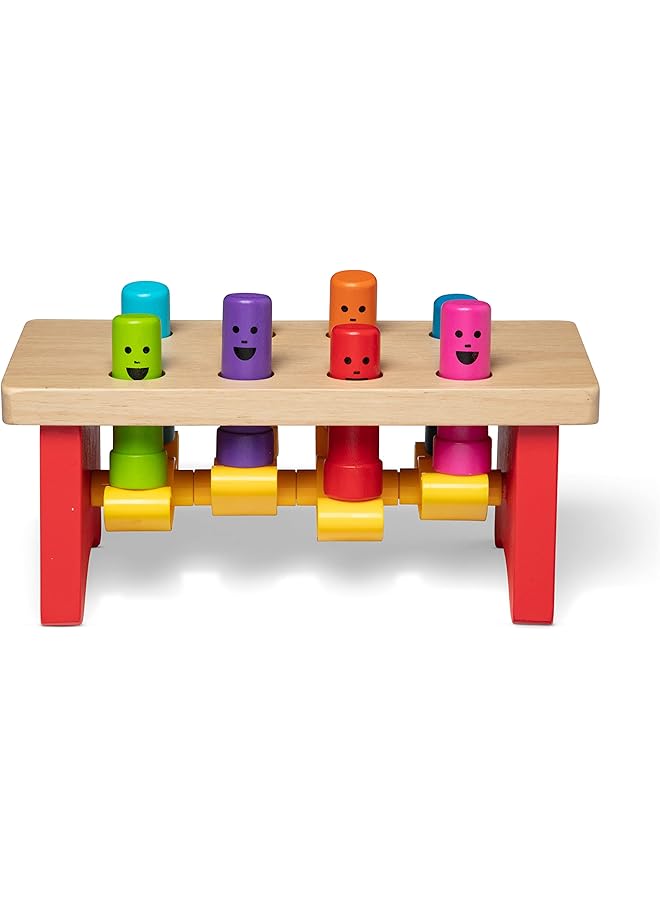 ميليسا آند دوج لعبة خشبية فاخرة بقصف مقاعد البدلاء مع مطرقة - Image 1