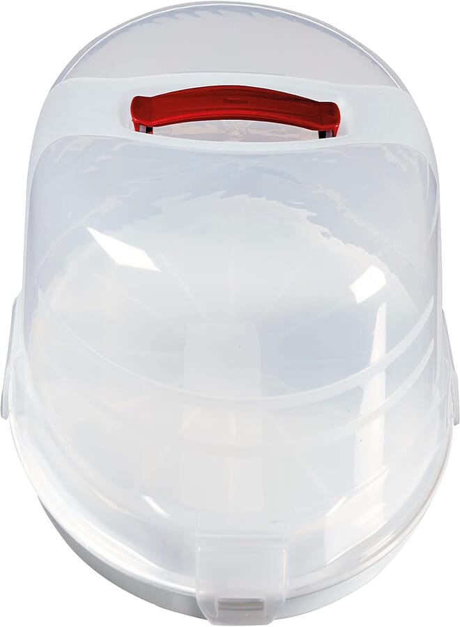 Curver Curver 219974 Round Cake Box 27.5 x 27.5 x 8cm Plastic White 