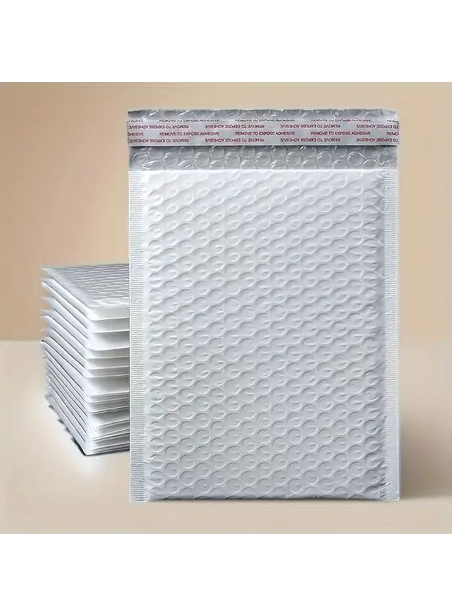 30 White Bubble Mailer Bags 11x14cm Self Sealing Waterproof for Clothing Storage - Image 3