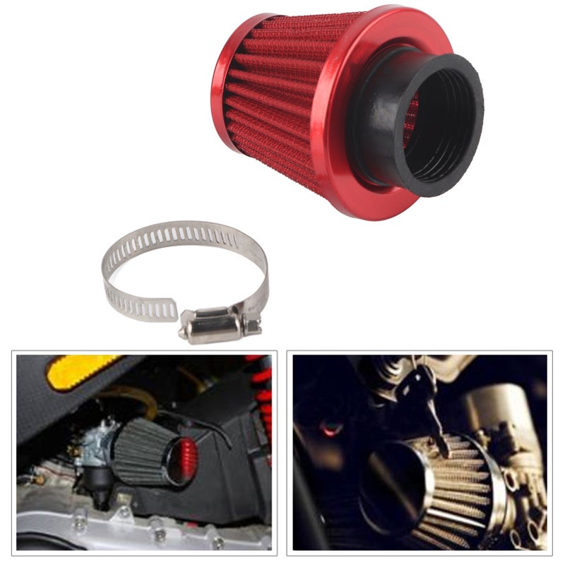 38mm Air Filter Intake Induction Kit for Off road Motorcycle ATV Quad Dirt Pit Bike Blue - Image 1