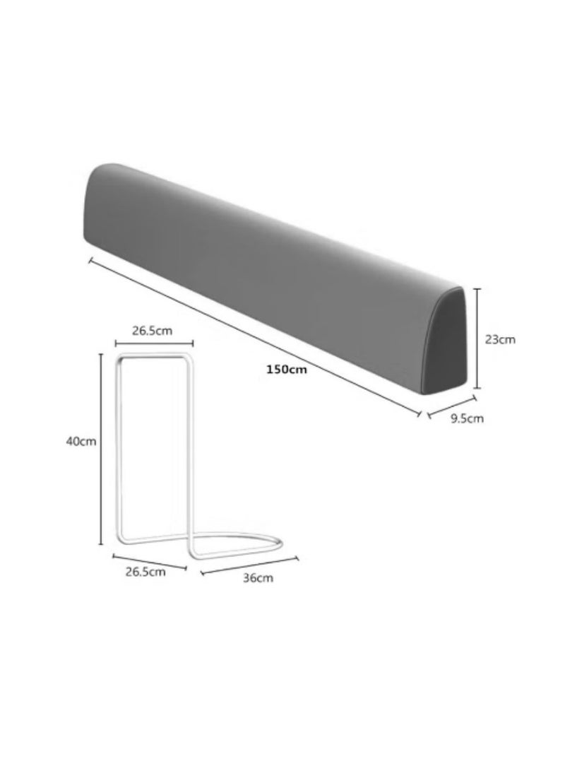 Crib Bed Rail Guard Upgraded Child Guard,Collapsible Baby Side Bedrail,Foldable Safeguard for Queen King Twin Bed,Kids' Safety Bed Fence,with Adjustable Height,150cm  - Image 2