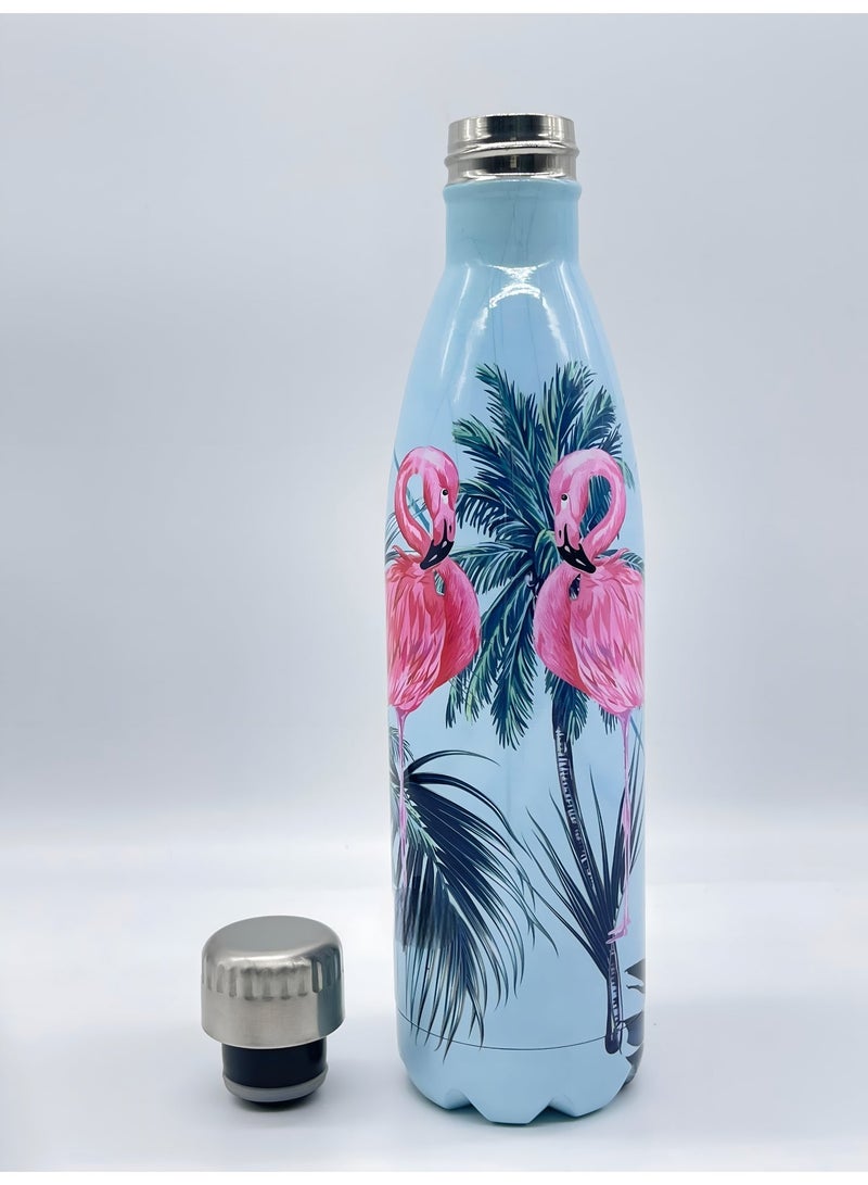 أو جي إس زجاجة مياه استانلس ستيل عازلة للبرودة 24 ساعة والحرارة 12 ساعة – أنيقة، محكمة الإغلاق وسهلة الحمل - Image 3