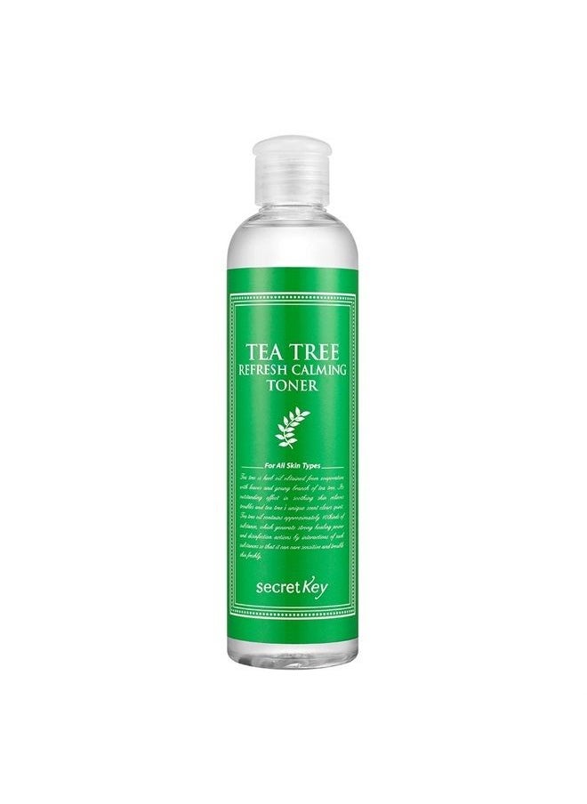 Secret Key [SECRET KEY] Tea Tree Refresh Calming Toner 248ml - Reducing Sebum Production, Containing 15 Kinds of Botanical Extract  - Image 1