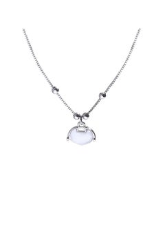 Safety Lock Pendant Titanium Steel Necklace