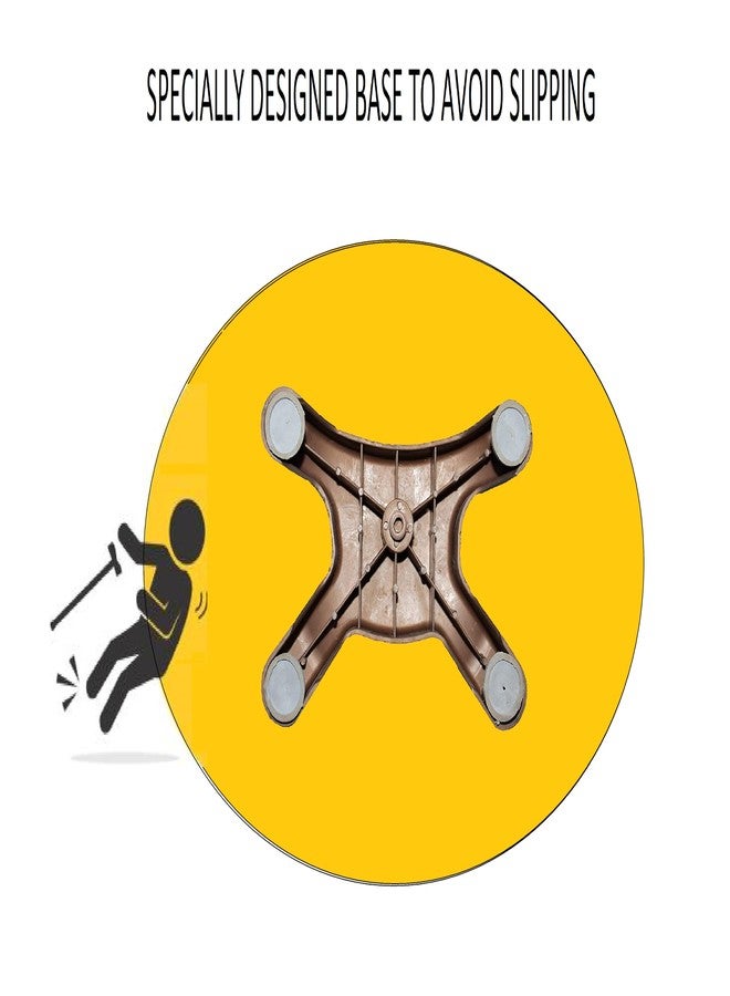 كي بي جي عصا مشي قابلة للطي من الكروم، رباعية الأرجل، قابلة لتعديل الارتفاع، مزودة بمقبض على شكل حرف T، مناسبة لكبار السن وذوي الاحتياجات الخاصة (نحاسي). - Image 5