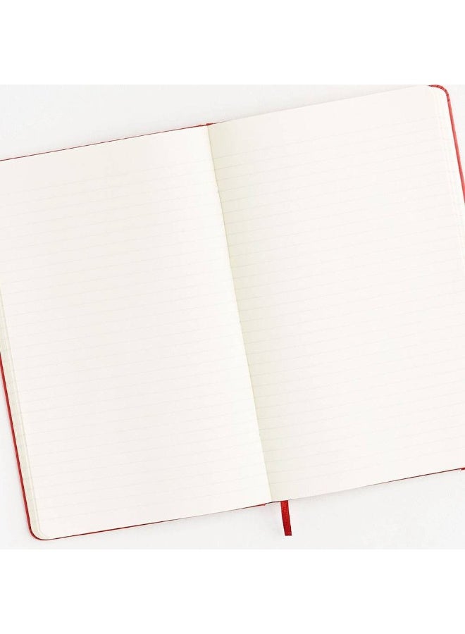 MOLESKINE Large Notebook Ruled Pages Scarlet Red Hard Cover Limited F2 Edition 240 Pages - Image 2