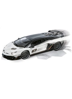 RASTAR Remote Control Cars 1/14 Scale Officially Licensed RC Series Lamborghini Aventador SVJ, Electric Sport Racing Hobby Toy Car Model Vehicle for Boys and Girls Teens and Adults Gift - White  - Image 4