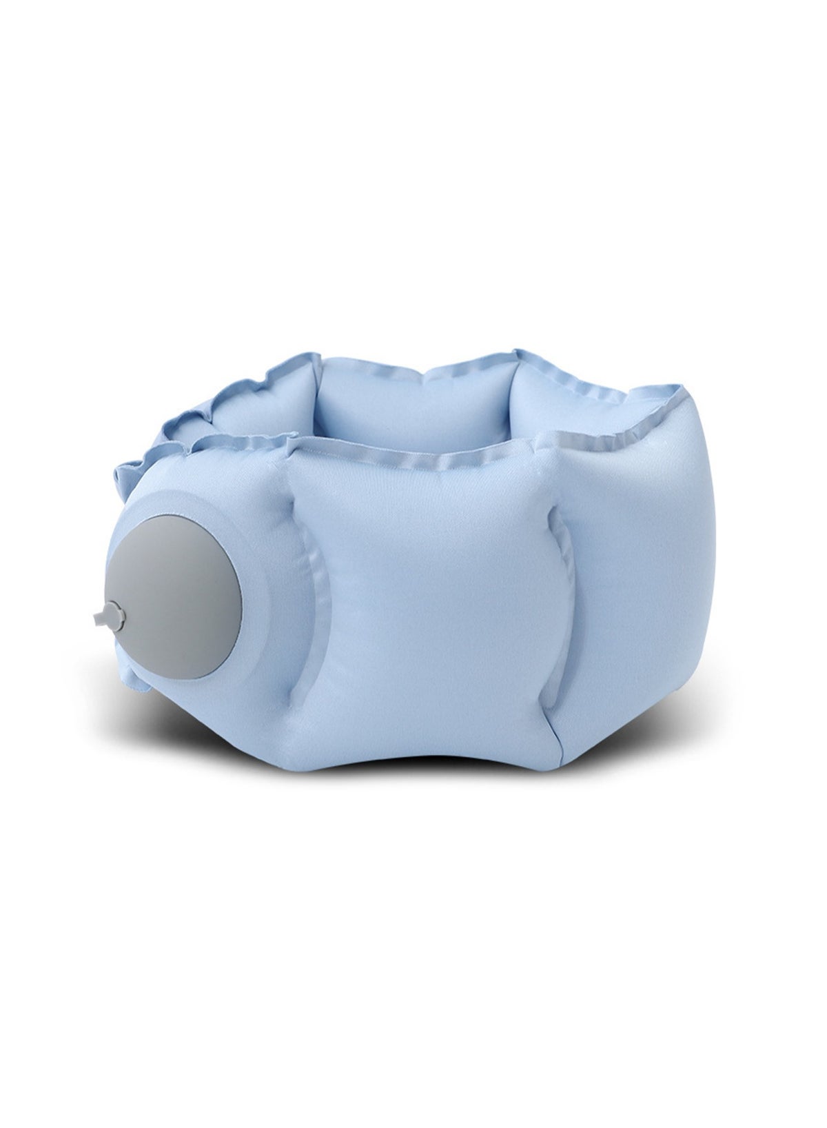 Generic Blue Push-On Inflatable Pillow, Inflatable Travel Pillow With ...