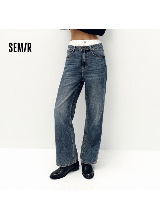 Semir Denim | Women's Wide-leg Slim Fit Jeans  Autumn Trousers 103525124001a - Image 1
