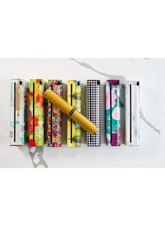 ChicWrap Chicwrap Cook's Tools Refillable Plastic Wrap Dispenser - Includes 12" x 250' Roll Professional Grade Disposable Plastic Wrap - Reusable Dispenser w/Slide Cutter - Ideal Dispenser & Saves Money 