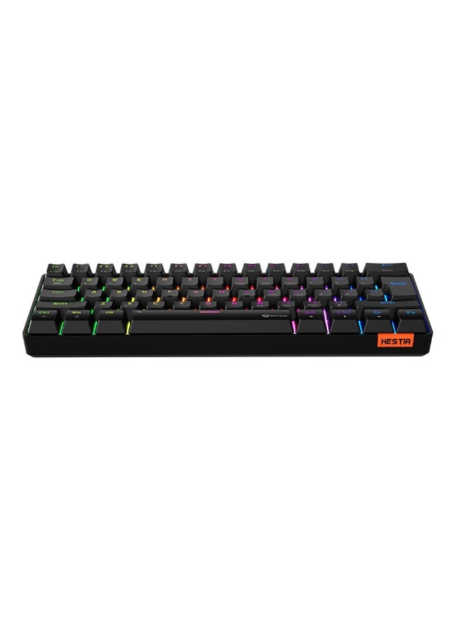 Meetion Dual Mode Wired & Bluetooth 60% Mechanical Gaming Keyboard, Black – Model MT-MK005BT-A-UAR - Image 4