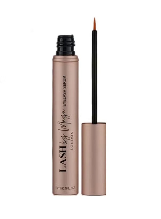 LASH BY MAYA Eyelash Serum 3ml, Lash Growth Serum for Fuller, Thicker & Stronger Lashes and Eyebrows, Irritation-Free Formula, Lash Boost for Longer Lashes - Image 1