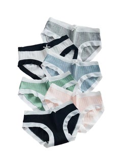 Zeemey 6-Piece Cotton Bikini Breathable Panties Low Waist Fashionable Ladies