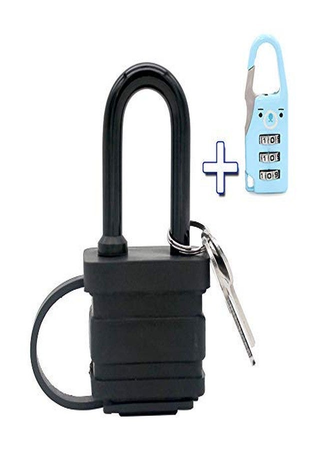 WANLIAN Heavy Duty Waterproof Padlock - Ideal for Home, Garden Shed, Outdoor, Garage, Gate Security (Send a Small Password Lock) - Image 1