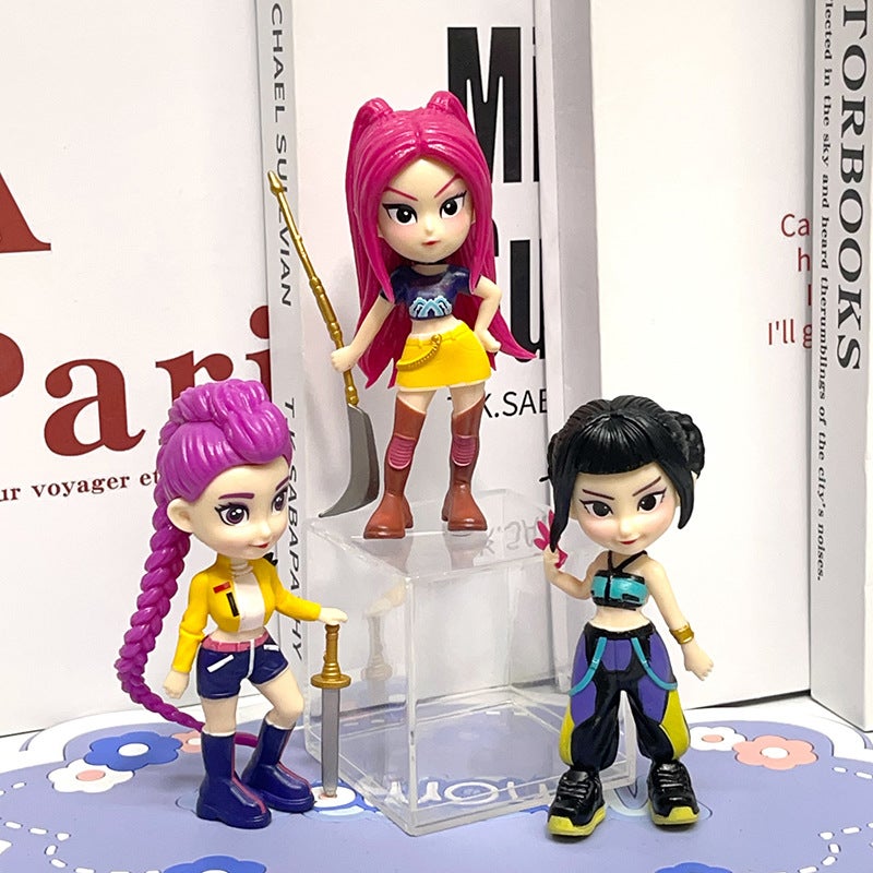 صندوق أعمى لشخصيات PVC من فرقة صيادي الشياطين K-Pop - Image 3