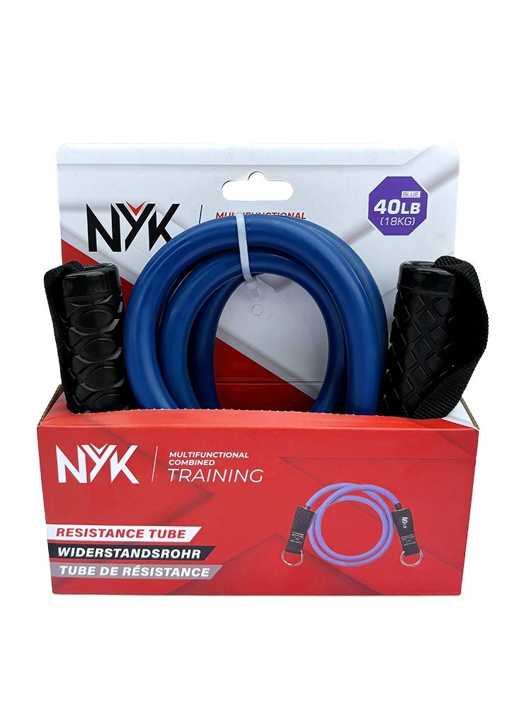 RESISTANCE TRAINING TUBE WITH HANDLE-BLUE 18KG/40LB - pzsku/Z6E84488002957153A896Z/45/_/1737193493/1508fbb9-b56f-49a1-a6aa-cf1722b8d48b