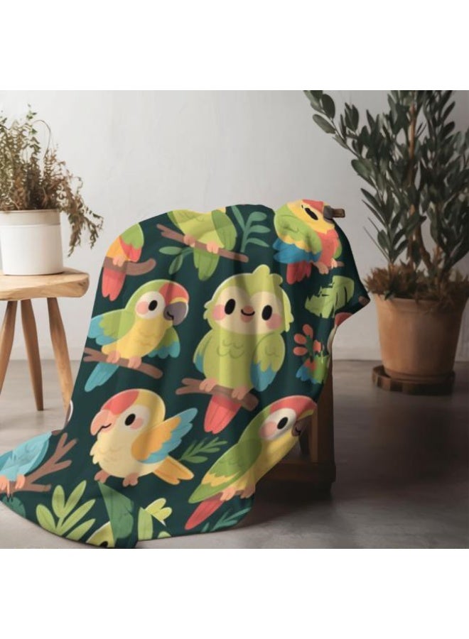 عام بطانية رقيقة من الفانيلا الكرتونية للأطفال والرضع (دافئة ومريحة، ومناسبة للنوم والألعاب) 70 سم * 100 سم - Image 5