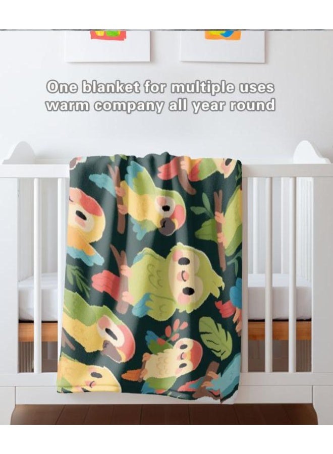 عام بطانية رقيقة من الفانيلا الكرتونية للأطفال والرضع (دافئة ومريحة، ومناسبة للنوم والألعاب) 70 سم * 100 سم - Image 4