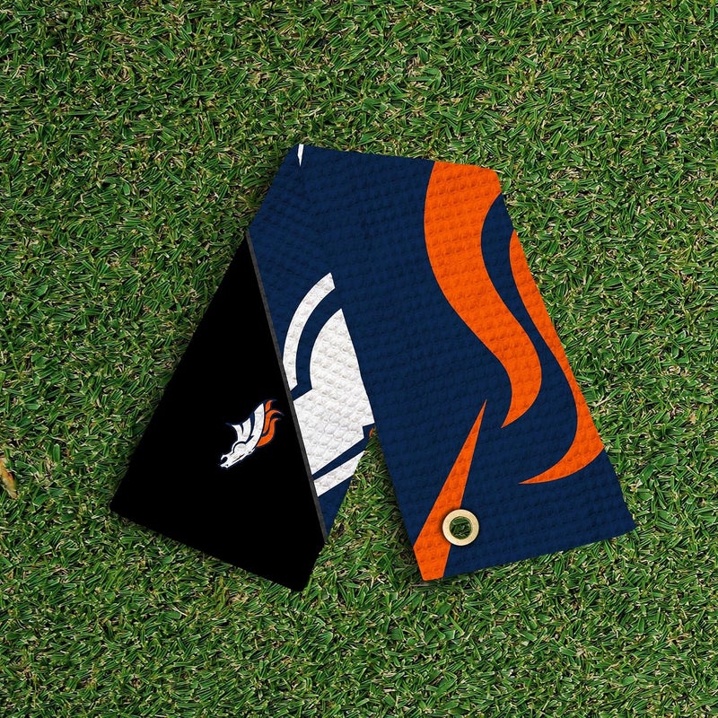 Northwest The Company Official NFL Microfiber Waffle Fabric Fan Golf Towel with Grommet, 16" x 25", Shred, Team Colors (Denver Broncos) - Image 4